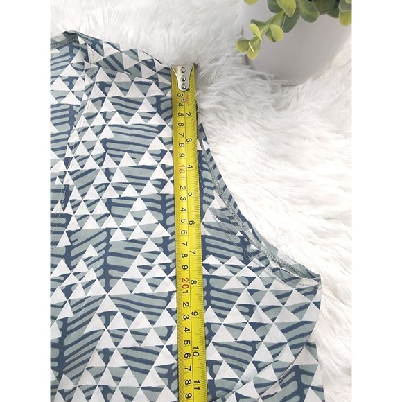 [457] LulaRoe Blue Long Vest Cardigan - Picture 5 of 9